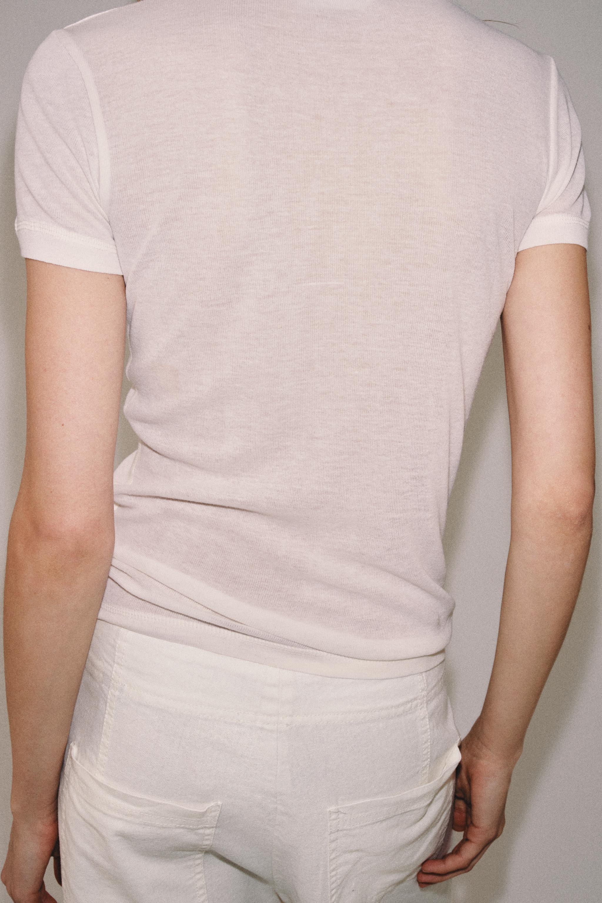 LYOCELL AND SILK T-SHIRT